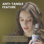 LENA Geniecurl Auto Hair Curler Ion Wrap Transparent Curling Wand with 1" Ceramic Ionic Barrel and Smart Anti-Stuck Sensor, Pro Styling Tool for Long and Medium Length Hair