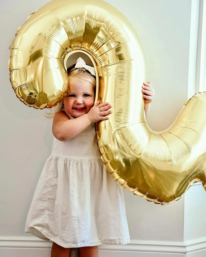 Champagne Gold Number 7 Balloon 40 Inch - Image 8