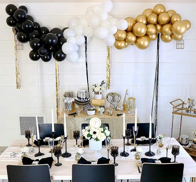 Black Balloons, Birthday Decoration, Wedding Party, Baby Shower Decorations - Image 4