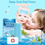 30 Sheets Cooling Patches for Fever Discomfort & Pain Relief, Cooling Relief Fever Reducer, Soothe Headache Pain, 10 Count Per Box (3 Boxes)