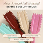 Bounce Curl Define EdgeLift Brush, 5-in-1 Tool for Effortlessly Defined Curls, Waves & Coils, Reduces Frizz - Tan