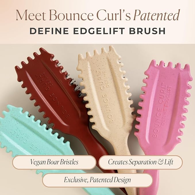 Bounce Curl Original Define EdgeLift Brush (Tan)