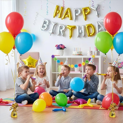 Frcctre 24 Pack Golden Balloon Weights Metallic Anchors Balloon Holder Foil - Image 6