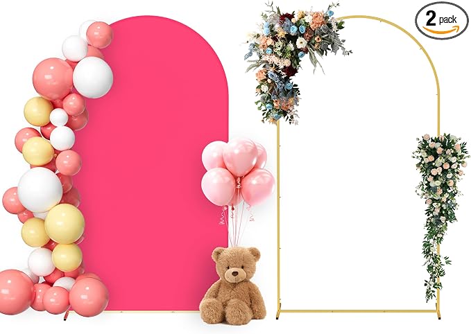 Neatsure Arch Backdrop Stand and Cover Set, 7.2FT Metal Photo Balloon Arch by Neatsure