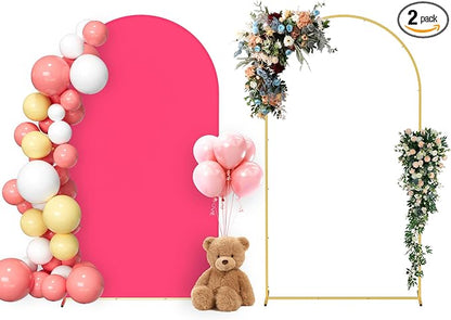 Neatsure Arch Backdrop Stand and Cover Set, 7.2FT Metal Photo Balloon Arch by Neatsure