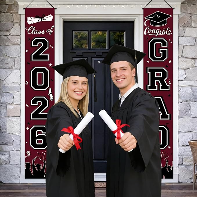 Graduation Decorations 2026 Porch Banner, Graduation Banner Class of 2026 - Image 6