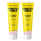 Marc Anthony Curl Defining Lotion, Strictly Curls - 2 Pack - Silk Protein & Vitamin E Hair Gel for Dry Damaged Curly Hair - Sulfate-Free Moisturizing Detangler & Anti Frizz Styling Product 8.3 Fl Oz