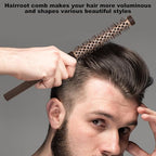 Volume Wand - Round Blow Dry Brush for Hair Styling | Compact Barrel Set with Heat-Resistant Bristles, Lightweight Frame for Bang Shaping, Beard Grooming, Root Lifting and Fringe Curling