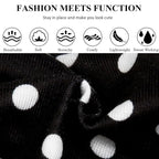 TERSE Polka Dot Headbands for Women Trendy Women Hair Accessories: Cute Head Bands for Women's Hair Fashion Hairbands 6PCS