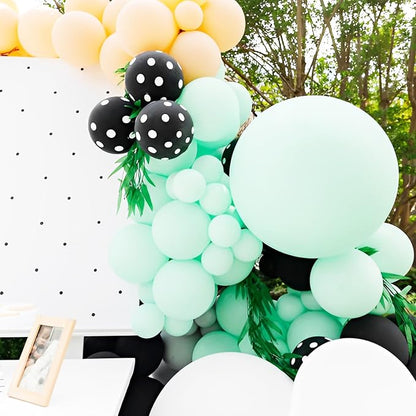 Voircoloria 66pcs Mint Green Pastel Green Latex Party Balloons, 12inch | - Image 7