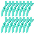 Ondder 14 Pcs Lake Blue Alligator Hair Clips for Styling Sectioning Large Salon Pro Hair Clips Barber Clips for Coloring Cutting Big Salon Clips for Hair Styling Accessories for Women Men Girls Teens