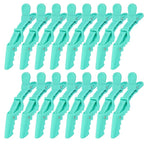 Ondder 14 Pcs Lake Blue Alligator Hair Clips for Styling Sectioning Large Salon Pro Hair Clips Barber Clips for Coloring Cutting Big Salon Clips for Hair Styling Accessories for Women Men Girls Teens