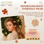 2026 Premium Durable Hair Claw Clip for Women, Original Italian Designed Strong Grip Hair Bang Clips for Thin Hair, No Slip Jaw Clips with Gift Box for Christmas Birthday Girls, 1.2" Pink Minimal