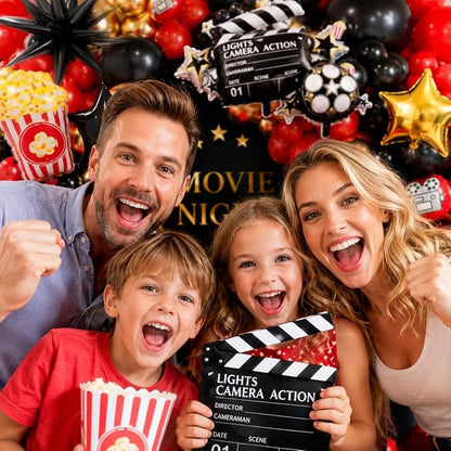 Movie Night Balloon Garland Arch Kit 168Pcs - Image 7
