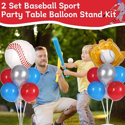 Baseball party Balloons Stand Kit 2 Sets - Image 5
