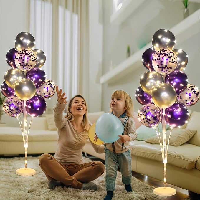 Cicicooie 2 Set Floor Balloon Stand Kit - Image 4