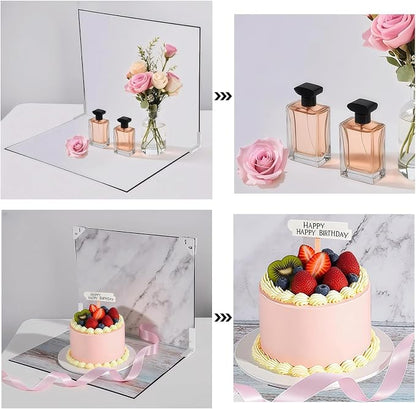 Food Photography Backdrop Kit, 16.5 x 11.7 in, 10 Double-Sided Backdrops - Image 3