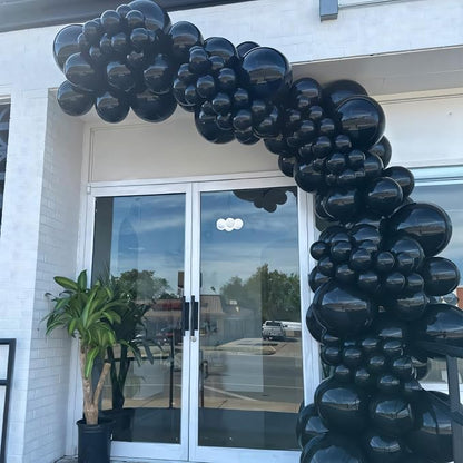 Black Balloons 110pcs 12 Inch Latex Balloon - Image 6