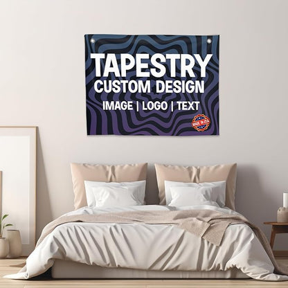DC Custom Tapestry Wall Hanging, Custom Backdrop personalized Made in USA | - Image 7
