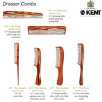 Kent 14T Tortoise Large Detangling Comb, Wide Teeth for Long Thick Curly Wavy Hair. Hair Detangler Comb For Wet and Dry. Saw-Cut from Cellulose and Hand Polished, Handmade in England