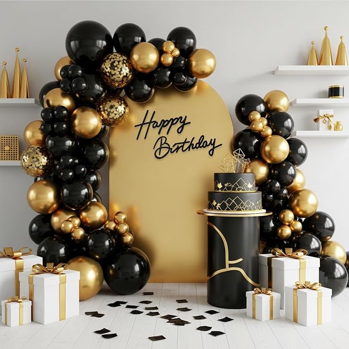 TONIFUL Happy Birthday Sign for Backdrop - Image 4