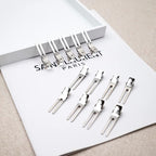 60Pcs Double Prong Pin Curl Clips, Gingbiss 1.8" Duck Billed Hair Clips for Styling Sectioning, alligator hair clips with Storge Box for Makeup, Hair Salon, Barber, DIY