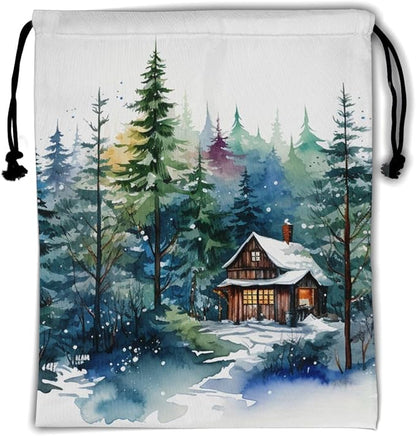 Watercolor Forest Tree Grip Bag by Giwawa