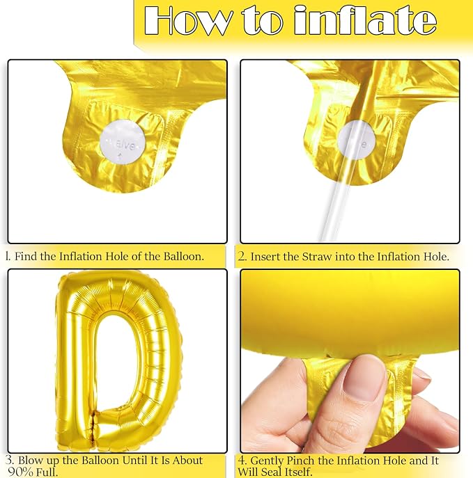 Gold Not 40 Yet Banner, 16 in letter NOT 40 YET Balloons 39th Birthday - Image 7