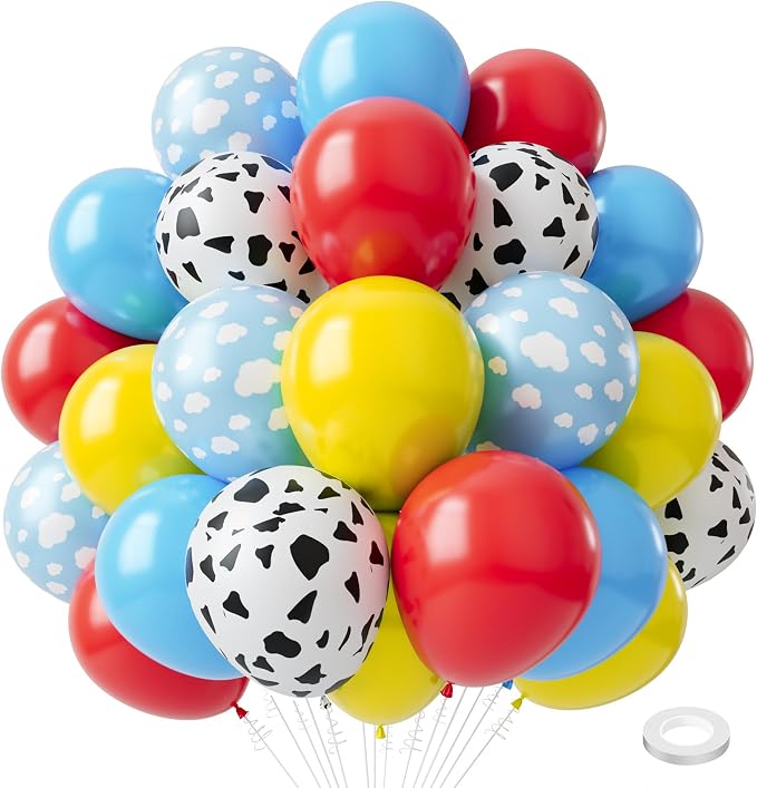 Blue Red Yellow Balloons by PATYDECRO
