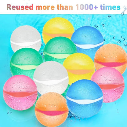 24PCS Reusable Water Balloons for Kids, Water Bomb Summer Toy - Image 6