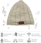 Wireless Hat Music Beanie Headphones for Men Women Winter Warm Beanie Cap Wireless Music Headphone Sports Headset with Mic Handsfree Boys Girls Indoor Outdoor Earphone Earpieces