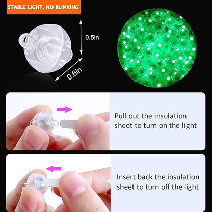 200PCs Balloon Lights, Long Standby Time Mini Ball Light, Mini Led Lights - Image 3