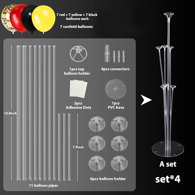 Voircoloria Balloon Stand Kit 4 Sets - Image 2