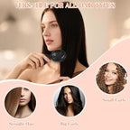 2pcs Mini Hair Brush with Mirror, Compact Air-Cushion Styling Foldable Brush, Tangle-Free Portable Design Lightweight Travel Brush for Women