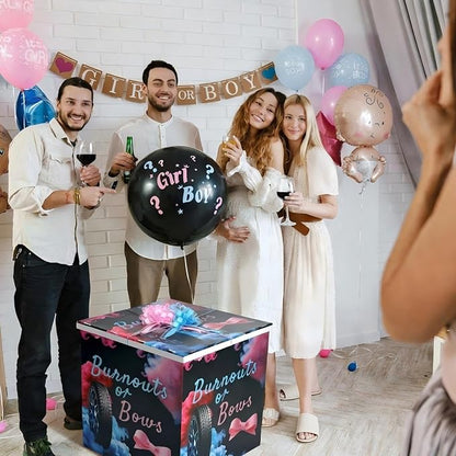 AmazingSpark 28in Giant Gender Reveal Gift Box - Image 4