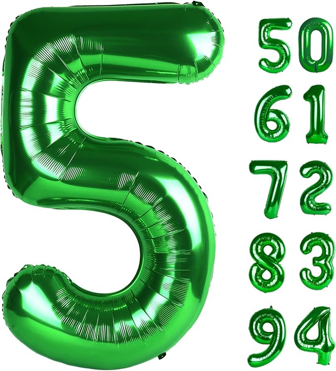 Green 5 Balloon by IWERP