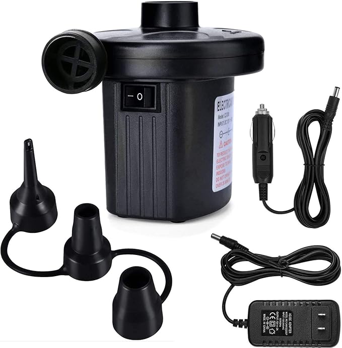 Air Pump Air Mattress Pump for Inflatables Blow up Pool Raft Bed Boat Toy by Yoocylii