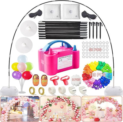 Balloon Arch Kit and Balloon Pump, 9Ft Tall & 10Ft Wide Adjustable Balloon Arch by Chaohua