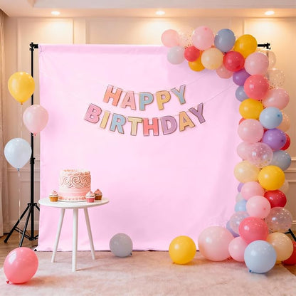 Pink Photography Backdrop for Photoshoot, Fabric 8x10ft | Polyester Studio - Image 3