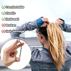 DIYDEC 32PCS Boho Hair Bracelets for Women Elastic Bracelets Hair Ties No Damage Hair Bands for Girls Thick Thin Long Curly Hair Accessories(D Style)