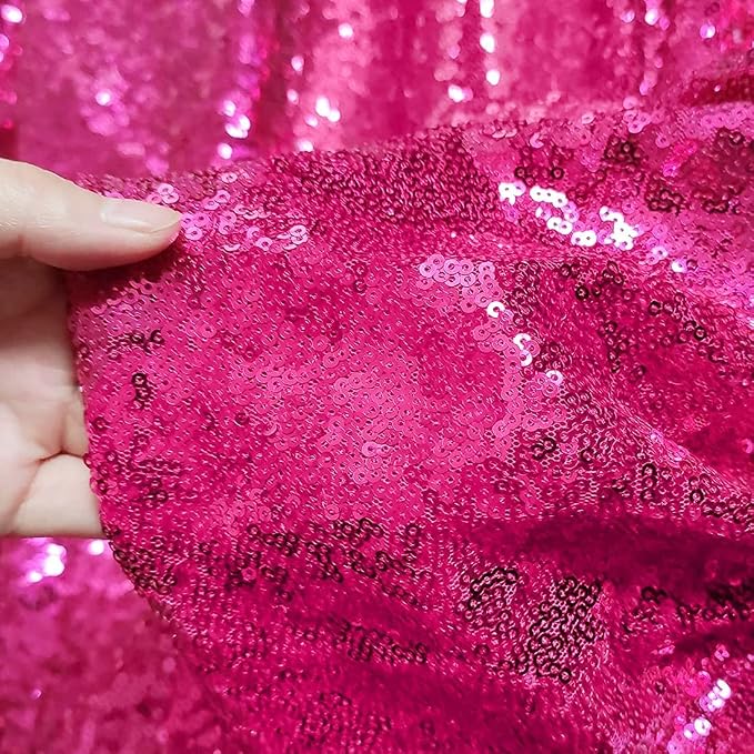 Poise3EHome 8FT x 10FT Sequin Photography Backdrop Curtain - Image 3