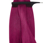 YoungSee Nano Ring Hair Extensions Magenta Nano Hair Extensions Human Hair 24 inch Long Hair Nano-Link Hair Extension Real Hair Burgundy Remy Pre Linded Nanobead Hair-Extensions for Pop 25s 25g