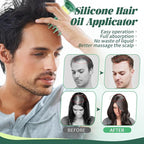 Scalp Massager Applicator Comb Silicone Hair Oil & Serum Brush for Even Distribution – No Mess, Easy-to-Use Scalp Treatment Tool for All Hair Types