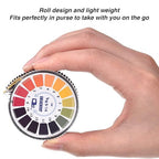 Jovitec Universal Ph Test Paper Strips Ph Test Strips Roll, Measure Full Range 0-14 Each 16.4 ft(12 Rolls)