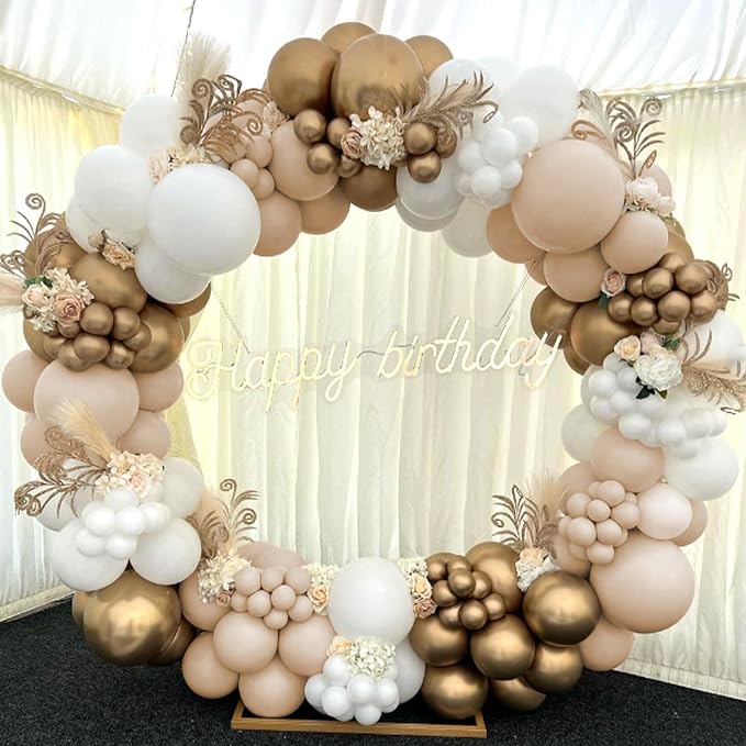 Awenztech 110pcs Nude Balloon Arch Garland Kit 18 12 10 5 inch | Baby Shower - Image 6