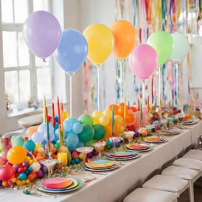 Seenelling 148 Pcs Back to School Rainbow Balloons Stand Table Centerpiece - Image 2