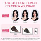 Hairro Human Hair Toppers with Side Bangs, 3D 360° Seamless Real Hair Toppers, Hand-Tied with 3.5"x4.7" T-shaped Base, Clip-In Hairpieces to Add Volume on Top, 11 Inch Medium Brown
