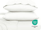Bare Home Microfiber Pillow Cases - King Size 20x36 - Cooling Pillowcases - Double Brushed - Easy Care - Envelope Closure (King Pillowcase Set of 2, Cream)