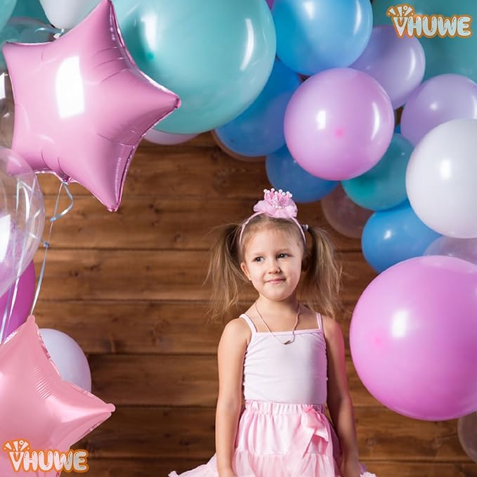 Pink Star Balloons 18 Inch - Image 4