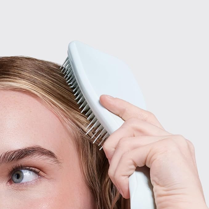 Tangle Teezer Fine & Fragile Ultimate Detangler Brush, Dry & Wet Hair Brush to Detangle & Reduce Breakage, Large, Seafoam Blue
